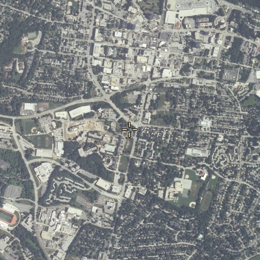 Aerial/Satellite Image of Scarborough Hall, MD