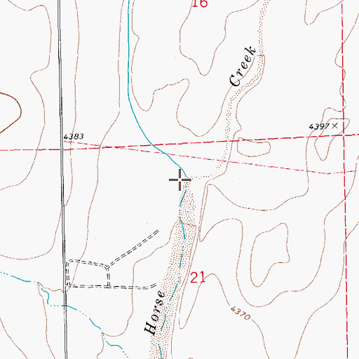 Topographic Map of Breckenridge Creek, CO