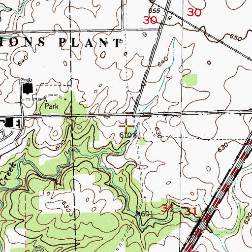 Topographic Map of Abraham Lincoln National Cemetery, IL