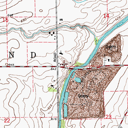 Topographic Map of Zion Lutheran Church Cemetery, IL