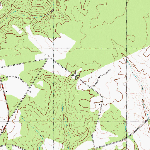 Topographic Map of Stewart Creek School (historical), NC