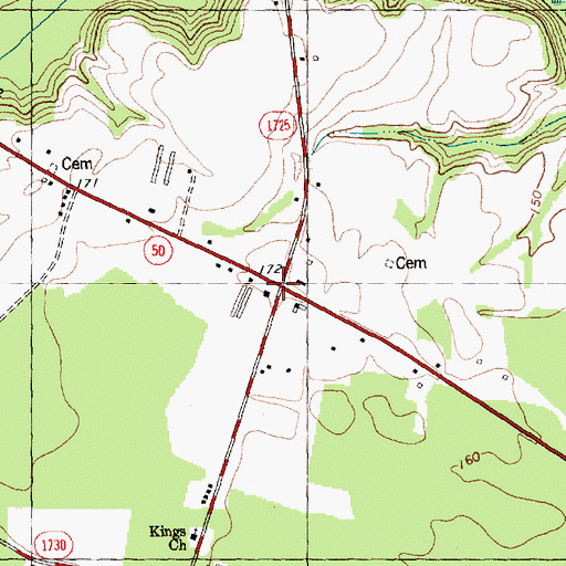 Topographic Map of Skeeter Point, NC