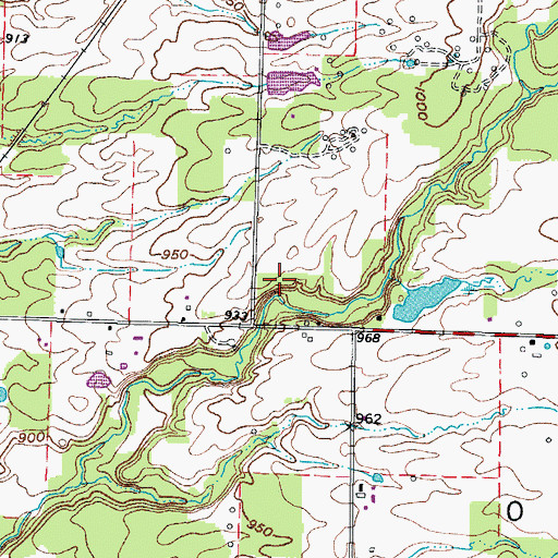 Topographic Map of Leatha House County Park, OH