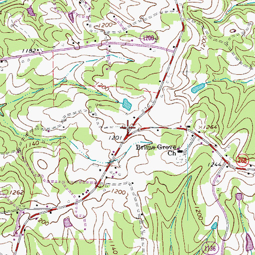 Topographic Map of Wilsons Store (historical), NC