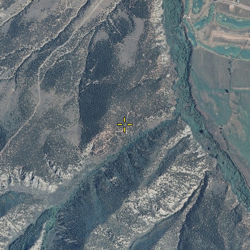 Aerial/Satellite Image of Ferguson Ditch, CO