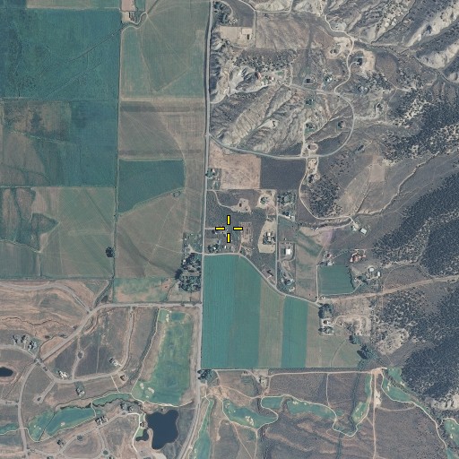 Aerial/Satellite Image of Hardscrabble Gulch, CO