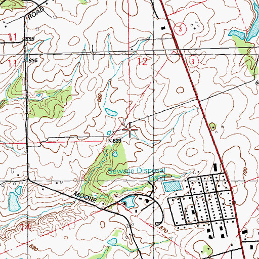 Topographic Map of Precinct 30 Election Precinct, IL