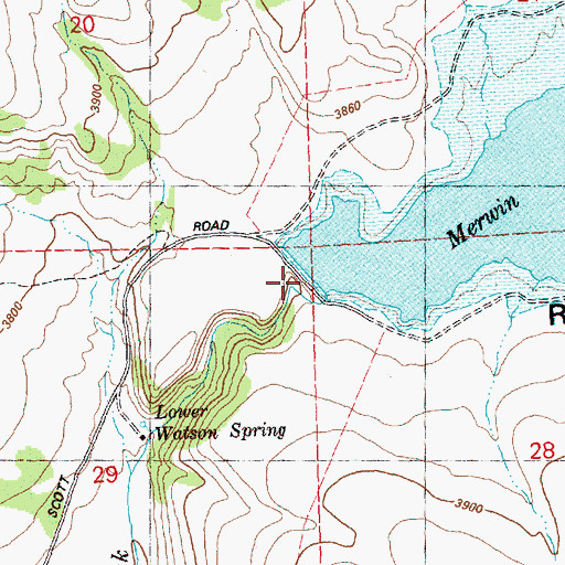 Topographic Map of Merwin Dam Number 3, OR
