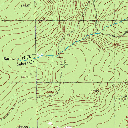 Topographic Map of Antler Trailhead, OR