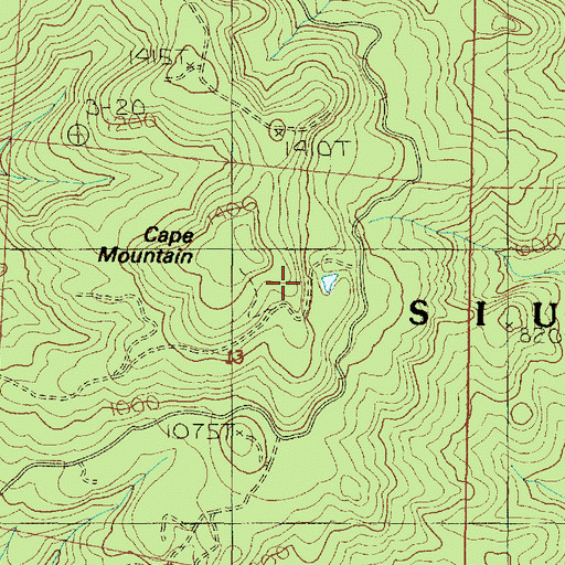 Topographic Map of Dry Lake Horse Camp, OR
