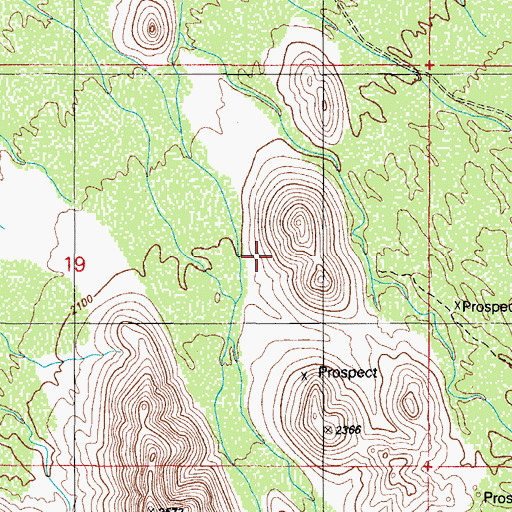 Topographic Map of Ironwood Forest National Monument, AZ