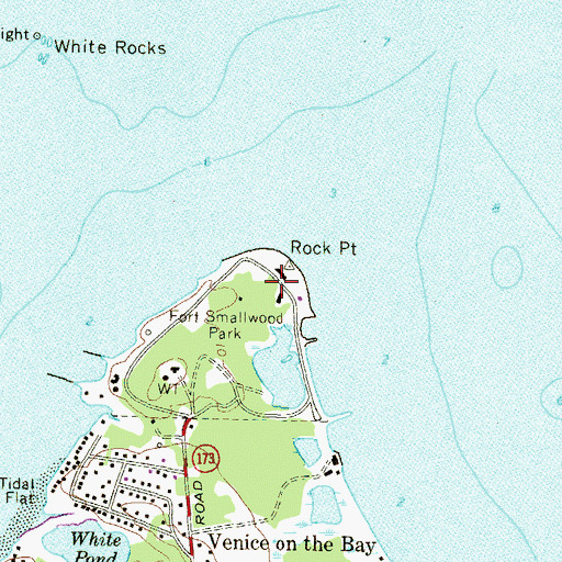 Topographic Map of Battery George Sykes (historical), MD