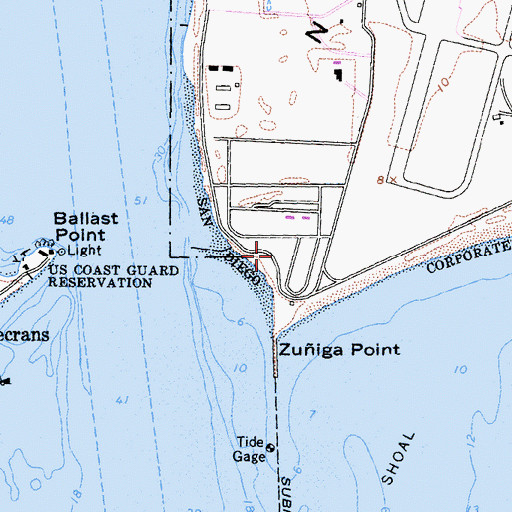 Topographic Map of Fort Pio Pico (historical), CA