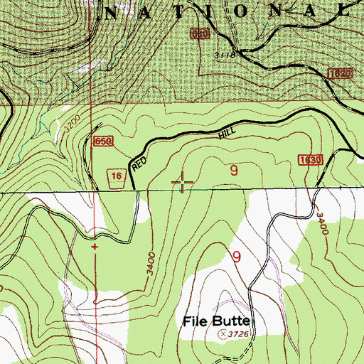 Topographic Map of Harry Wollam Grave, OR