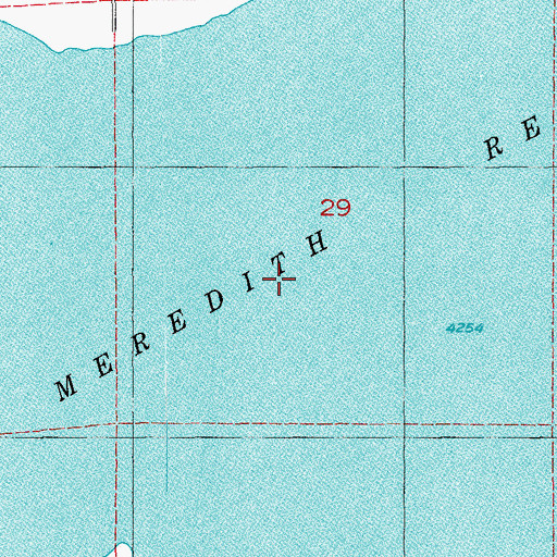 Topographic Map of Lake Meredith, CO