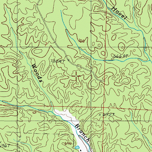 Topographic Map of Township of Mount Ida, AR