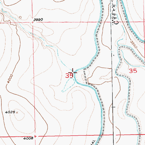 Topographic Map of West Limestone Creek, CO
