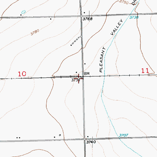 Topographic Map of Sugar, CO