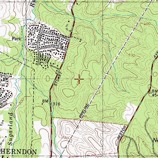 Topographic Map of Neil Armstrong Elementary School, VA