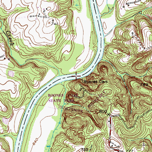 Topographic Map of Ives Ferry (historical), NC