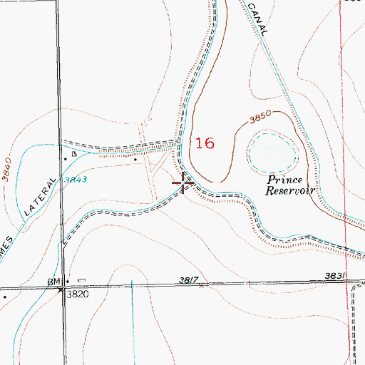 Topographic Map of May Valley, CO