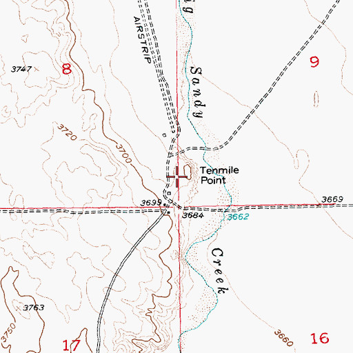 Topographic Map of Tenmile Point, CO