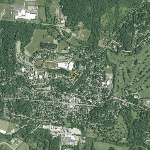 Aerial/Satellite Image of Beaver Hall, OH