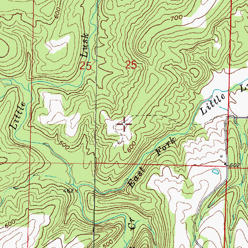 Topographic Map of Rock Candy Mountain Mine, IL