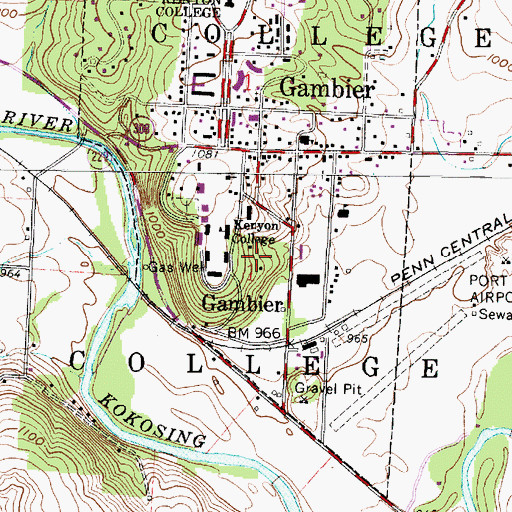 Topographic Map of Bolton Theatre, OH