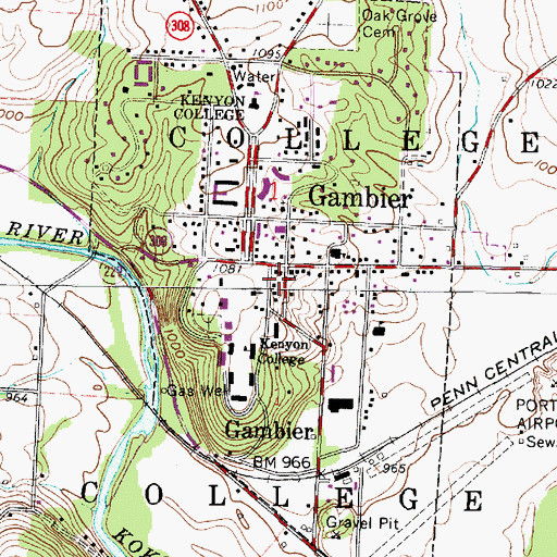 Topographic Map of Horwitz House, OH