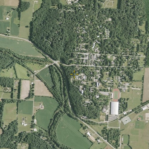 Aerial/Satellite Image of Sunset Cottage, OH