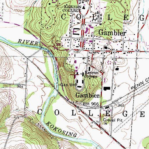 Topographic Map of Tomsich Hall, OH