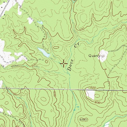 Topographic Map of Saint Philip's Parish, GA