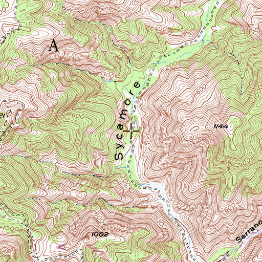 Topographic Map of Point Mugu State Park, CA