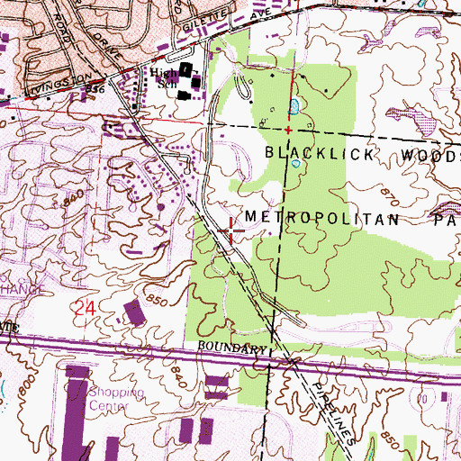 Topographic Map of Sumac Picnic Area, OH