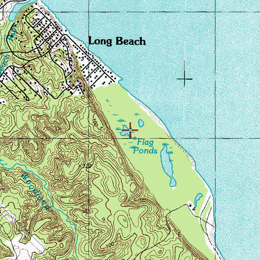 Topographic Map of Richardsons Pond, MD