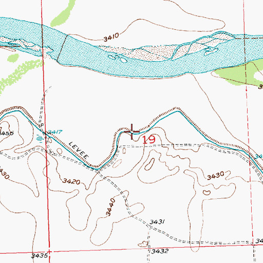 Topographic Map of Sisson Canal, CO