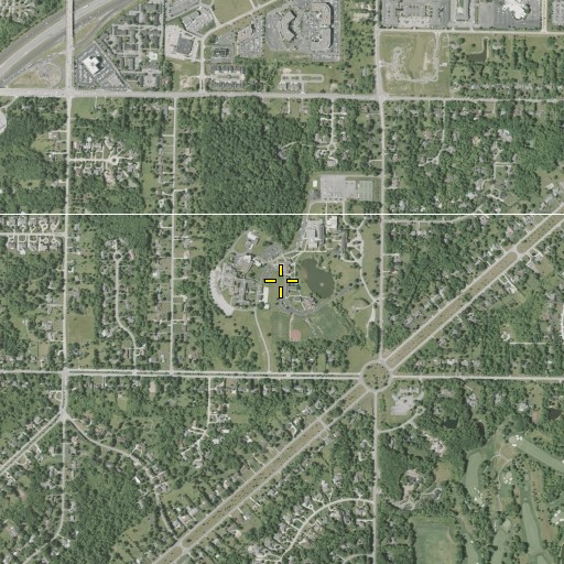 Aerial/Satellite Image of Grace Hall, OH