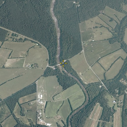 Aerial/Satellite Image of Kellys Ford Bridge, VA
