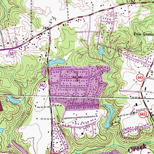 Topographic Map of Meadow Gate, VA