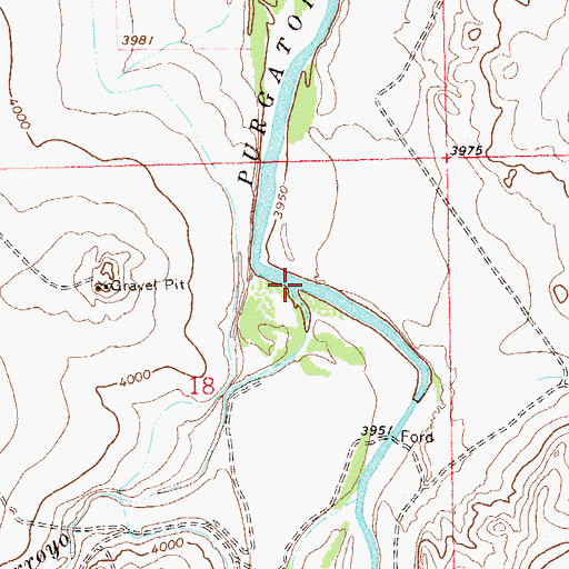 Topographic Map of Tarbox Arroyo, CO