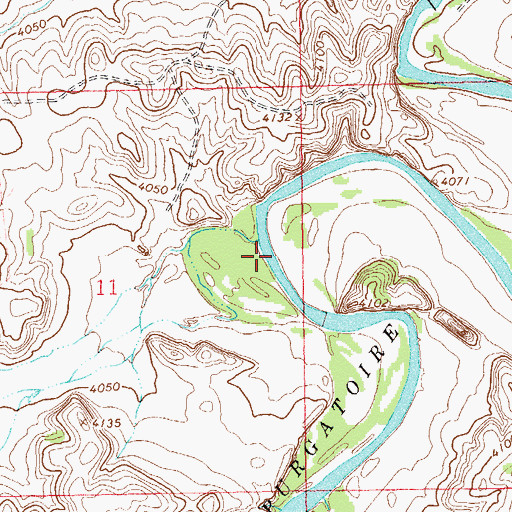 Topographic Map of Mixon Canyon, CO