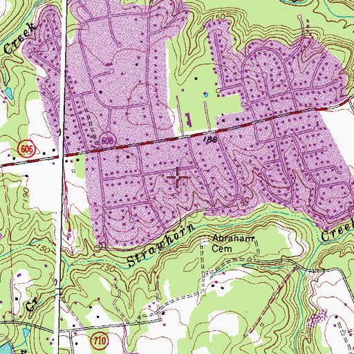 Topographic Map of Robin Ridge, VA