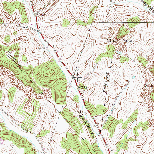 Topographic Map of Ayres School (historical), WV