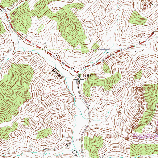 Topographic Map of Blake School (historical), WV