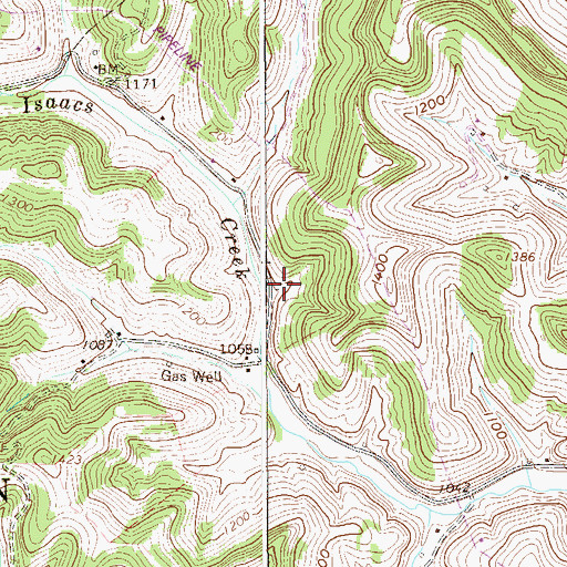 Topographic Map of Hall School (historical), WV