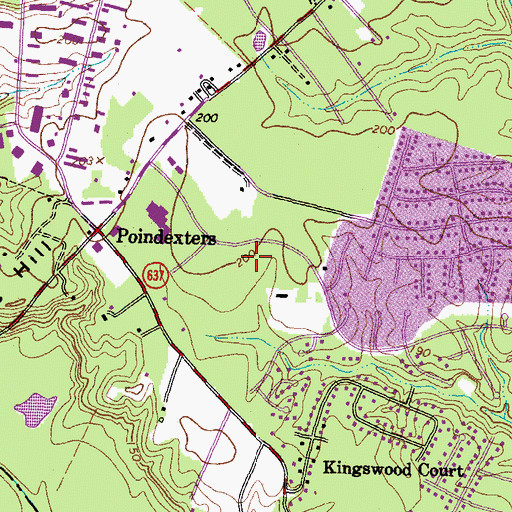 Topographic Map of Rapidan Woods, VA