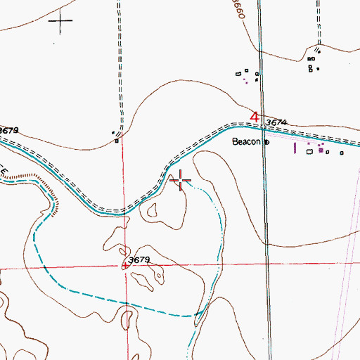 Topographic Map of Dry Creek, CO