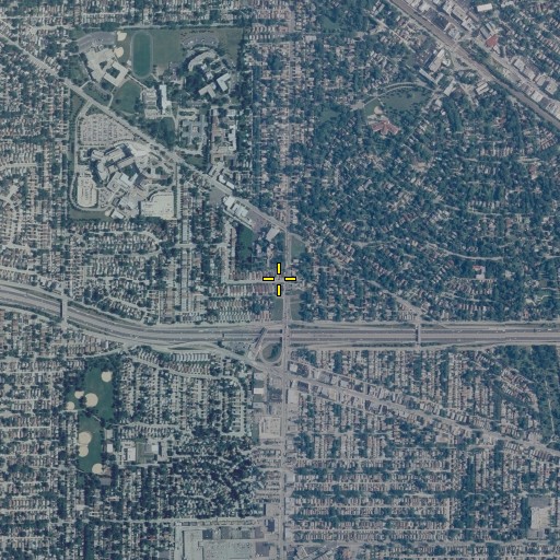 Aerial/Satellite Image of Immaculate Conception Monastery, IL
