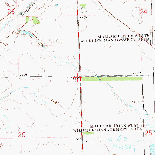 Topographic Map of Fish Creek School (historical), MN